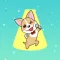 Puppy Corgi Animated Sticker