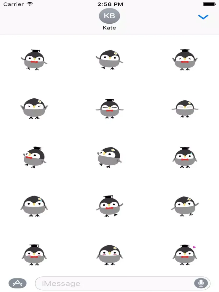 Student Owl Animated Sticker iPad  স্ক্রিনশট