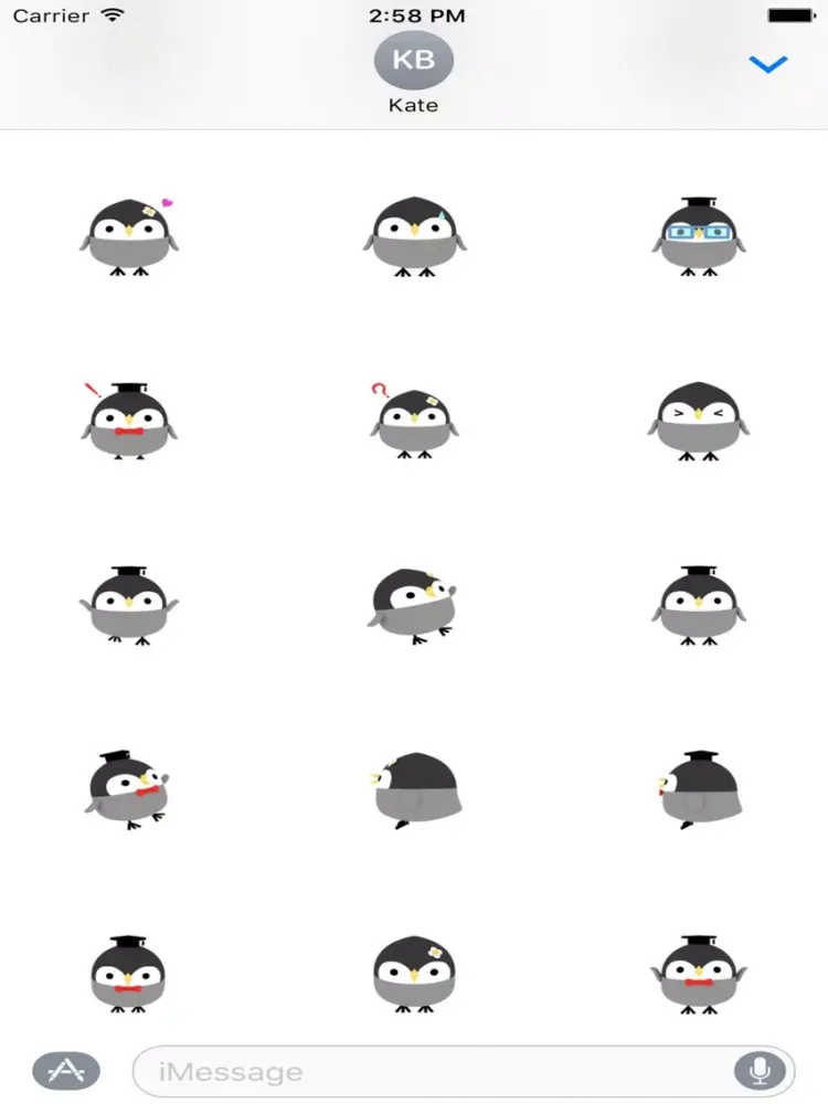 Student Owl Animated Sticker iPad  স্ক্রিনশট