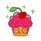 Sweet Cupcake Sticker