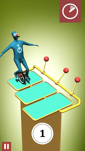 ภาพหน้าจอของ Bamba: an unicycle circus adve