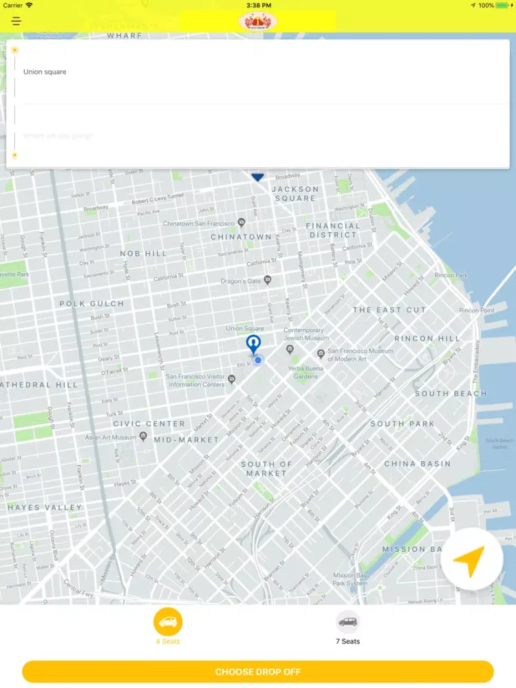 ภาพหน้าจอของ Taxi Đức Tài iPad 