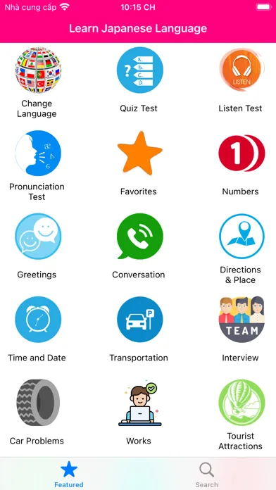 Ảnh chụp màn hình của Learn Japanese Phrases Offline