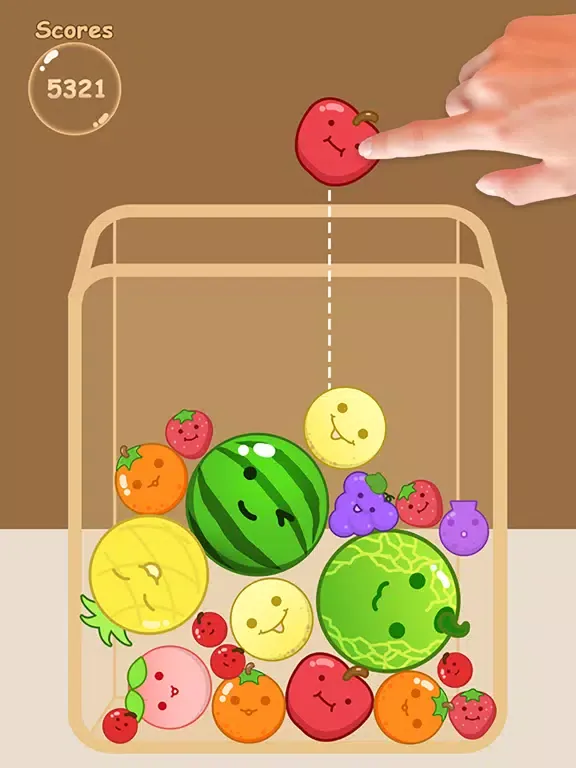 Tangkapan skrin Watermelon Suika Merge! iPad 