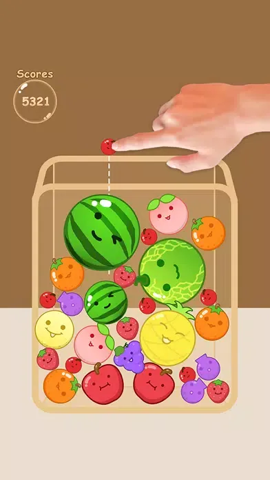 Tangkapan skrin Watermelon Suika Merge!