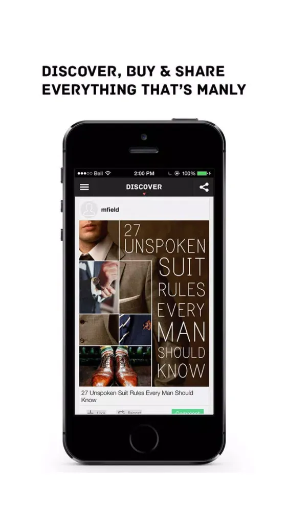 Dudepins: Men's App - Discover Cool Stuff For Guys应用截图