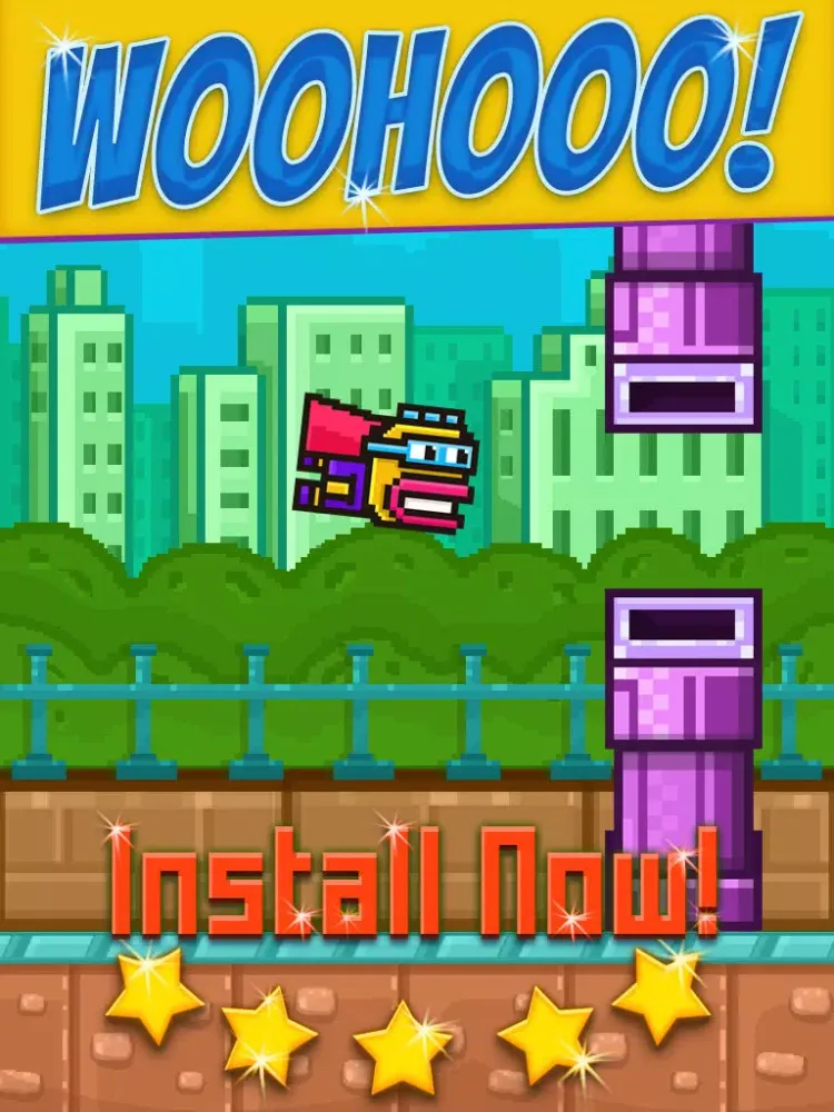 Action Tiny-Fly Bird 2 - Impossible Flappy Adventure 3D Edition iPad  স্ক্রিনশট
