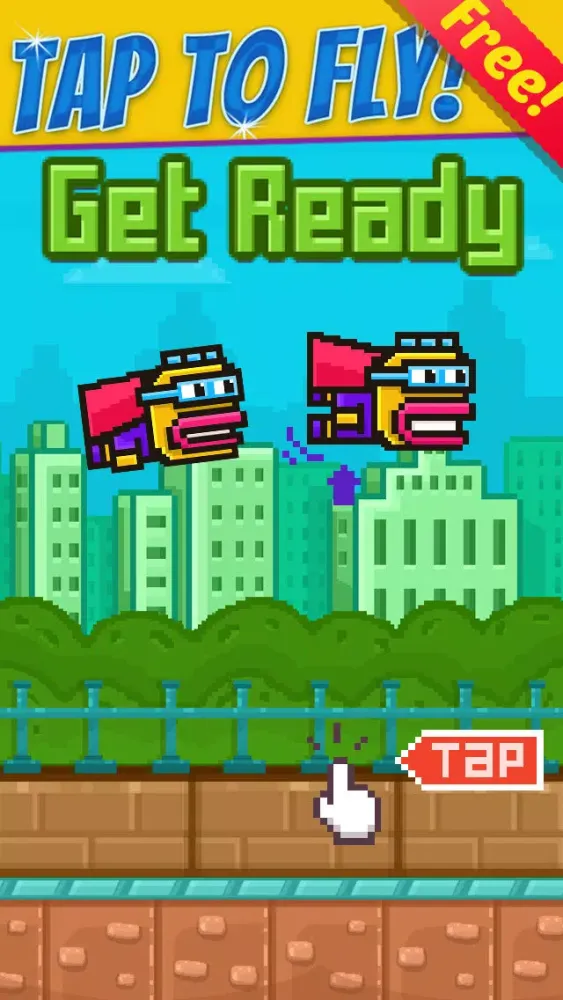 Action Tiny-Fly Bird 2 - Impossible Flappy Adventure 3D Edition স্ক্রিনশট