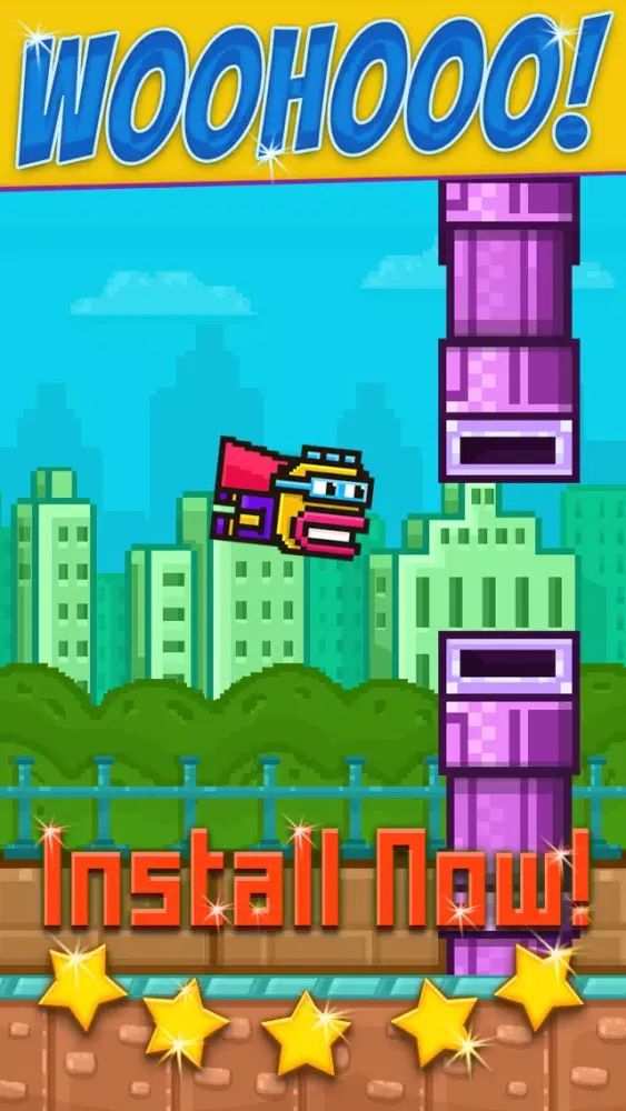 Action Tiny-Fly Bird 2 - Impossible Flappy Adventure 3D Edition স্ক্রিনশট