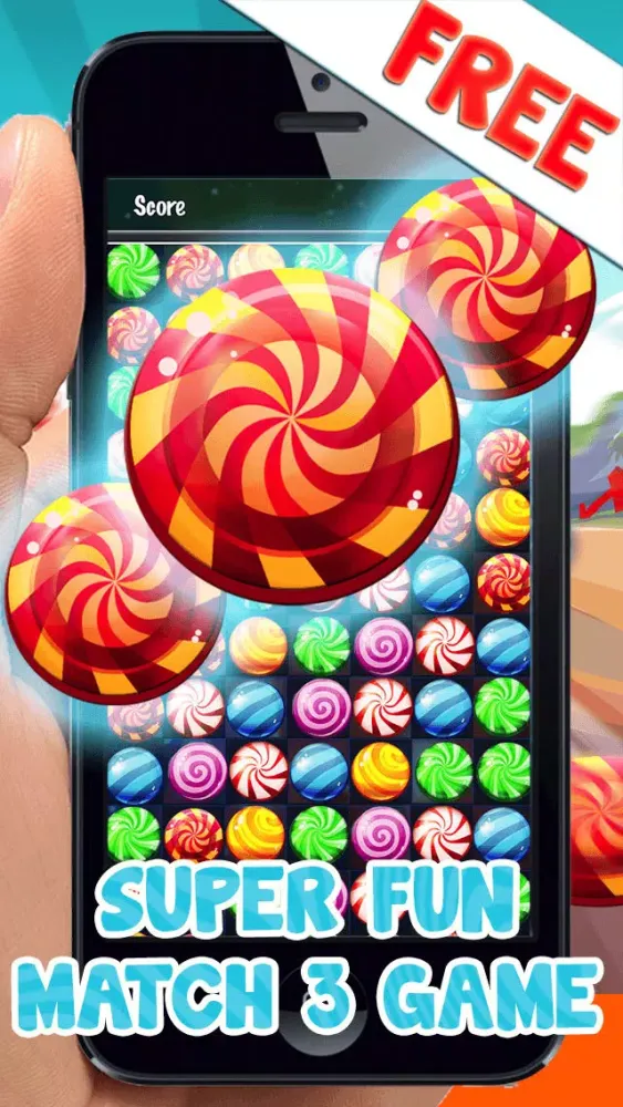 Candy Match 3 Puzzle Free سکرین شاٹس