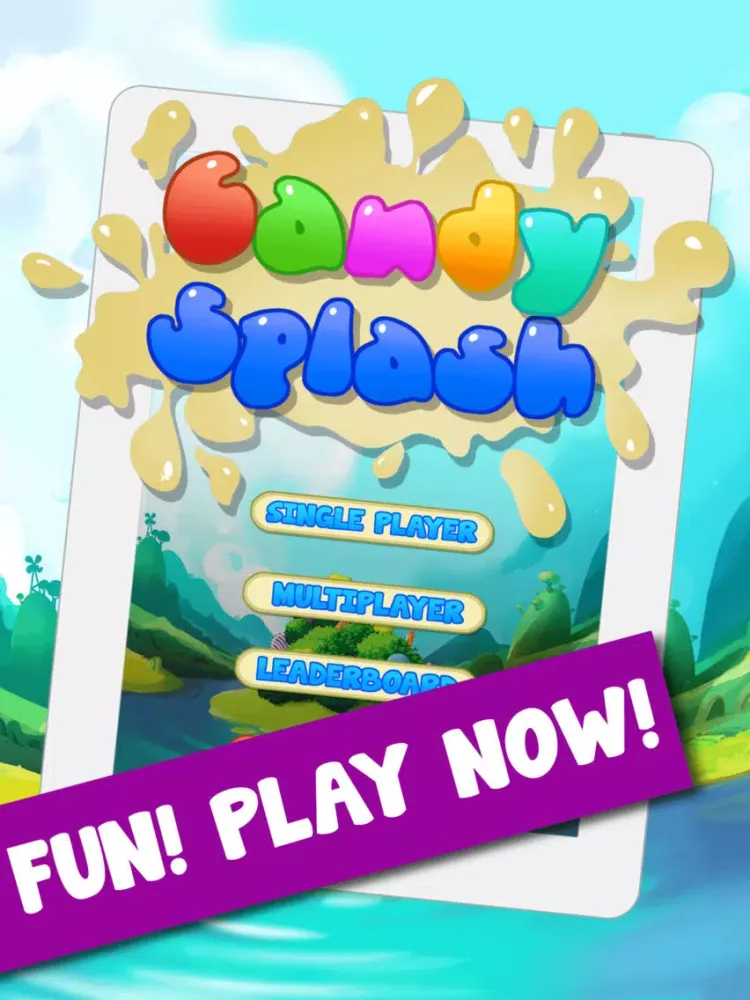 Candy Splash Mania Game - Fun Puzzle Games FREE iPad  Ekran Görüntüleri