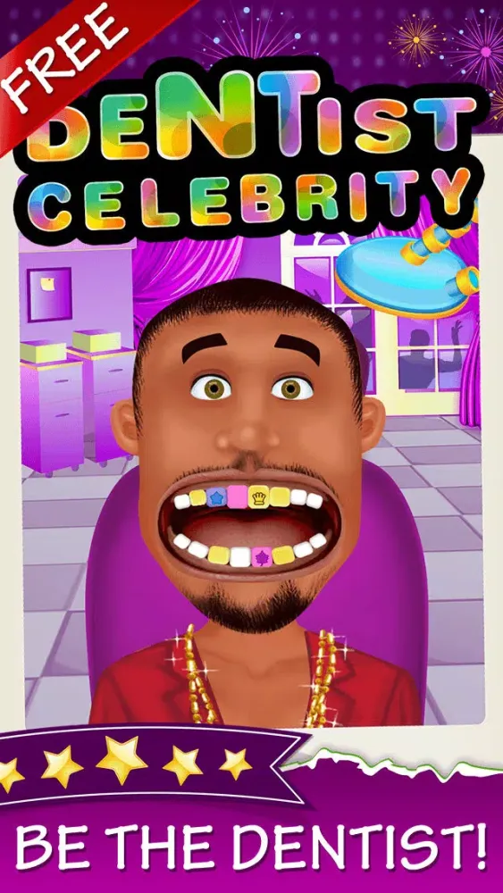 Zrzuty ekranu Celebrity Dentist - Tongue And Teeth Little Doctor Game For Kids, Boys And Girls