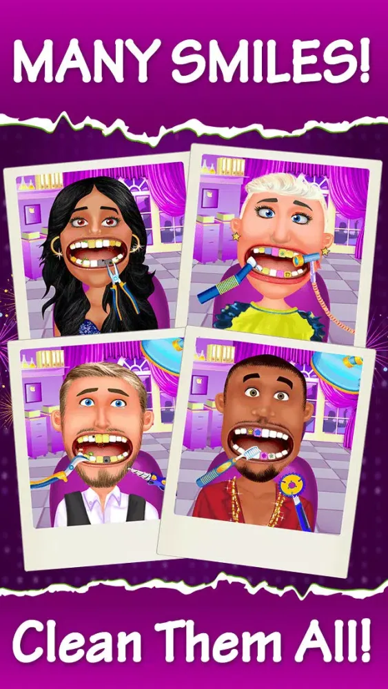 Zrzuty ekranu Celebrity Dentist - Tongue And Teeth Little Doctor Game For Kids, Boys And Girls