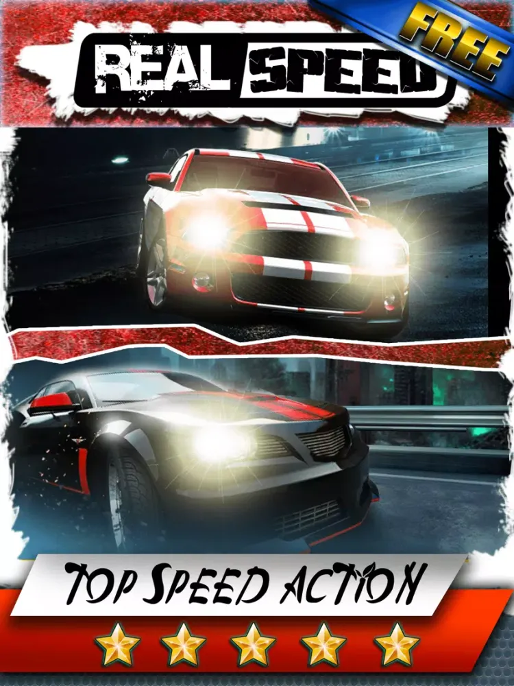 Real Need for Asphalt Speed Race - Underground Addiction Classics FREE iPad 应用截图