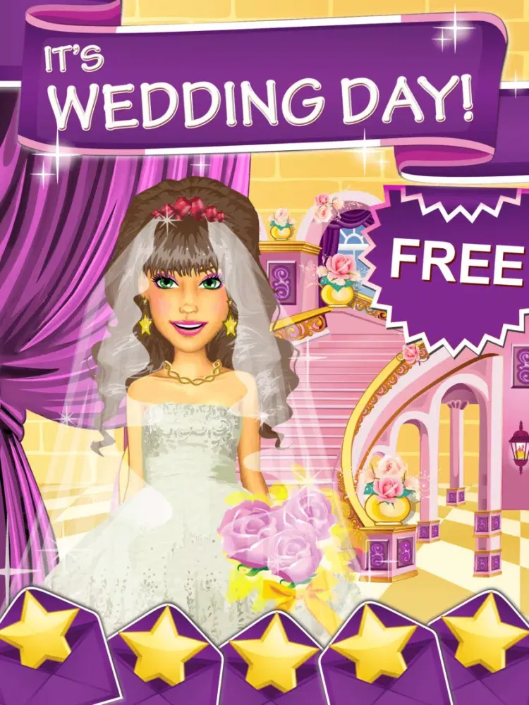 تصاویر Wedding Day Dress-Up - Fashion Your 3D Girls With Style FREE iPad 