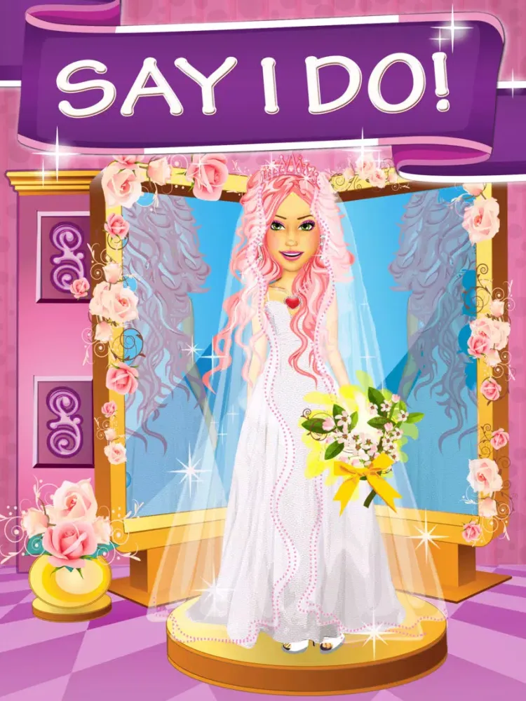 تصاویر Wedding Day Dress-Up - Fashion Your 3D Girls With Style FREE iPad 