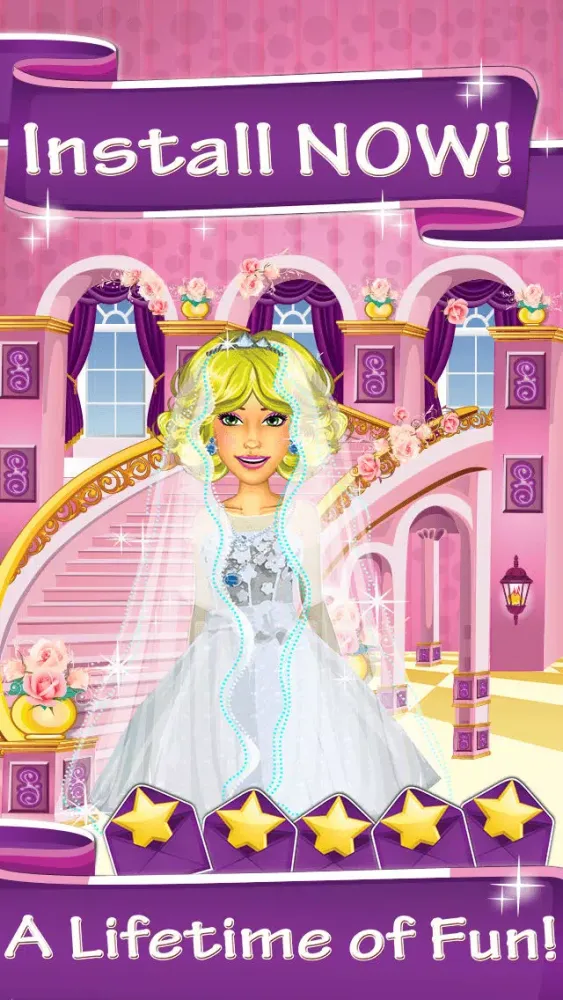 تصاویر Wedding Day Dress-Up - Fashion Your 3D Girls With Style FREE
