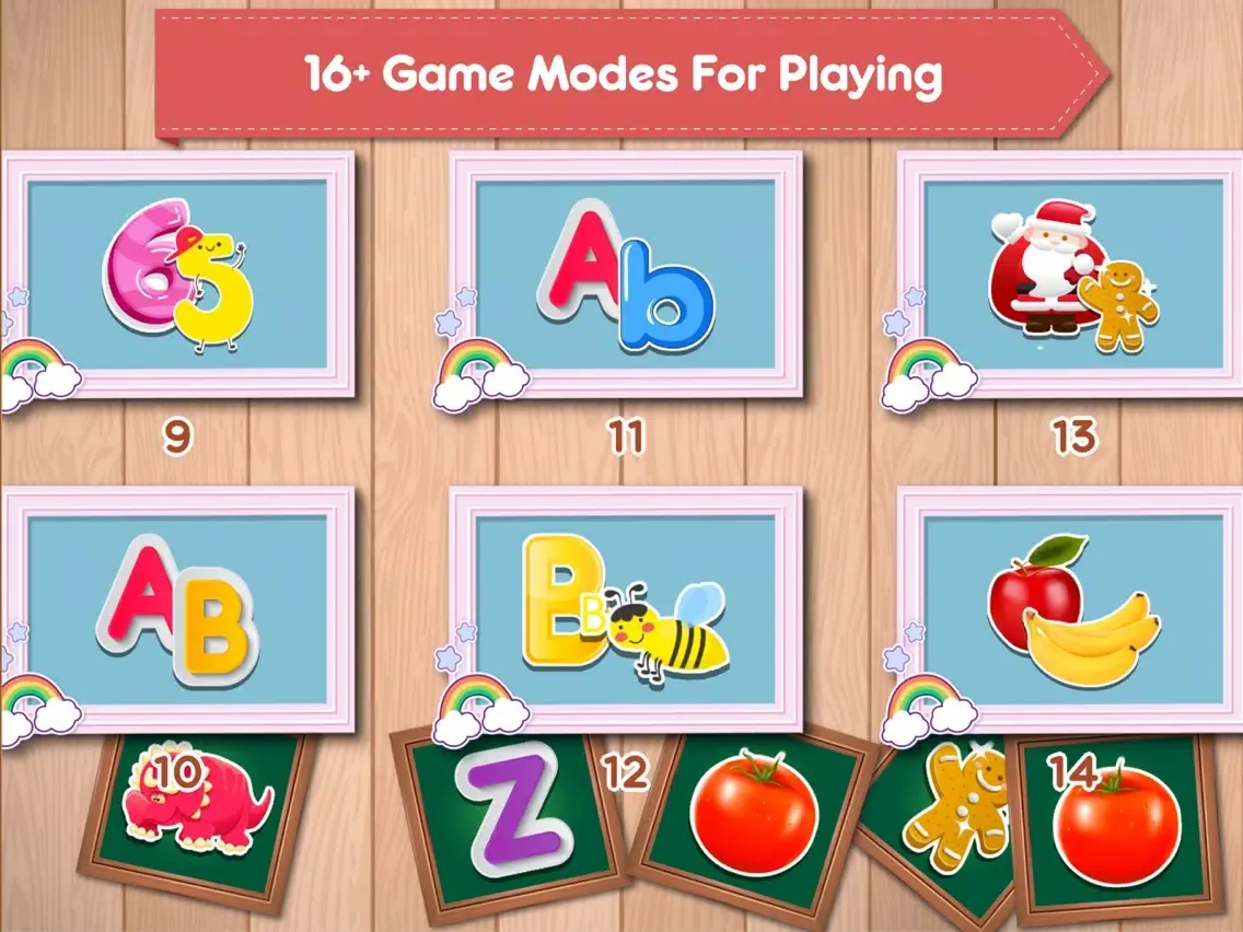 Tangkapan layar My Fun School Matching Boards iPad 