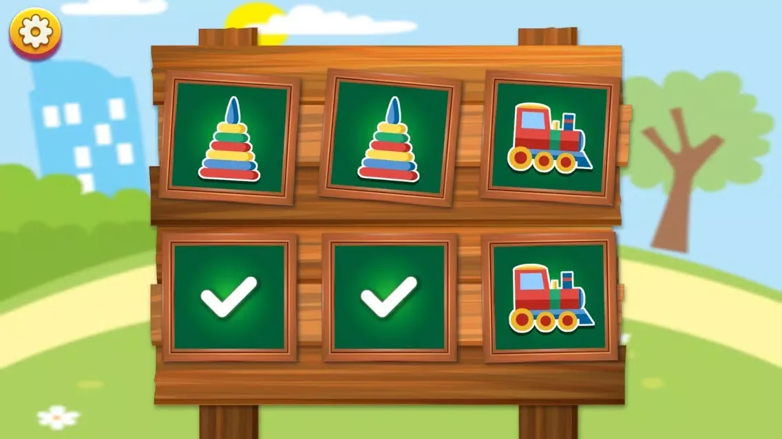 Tangkapan layar My Fun School Matching Boards