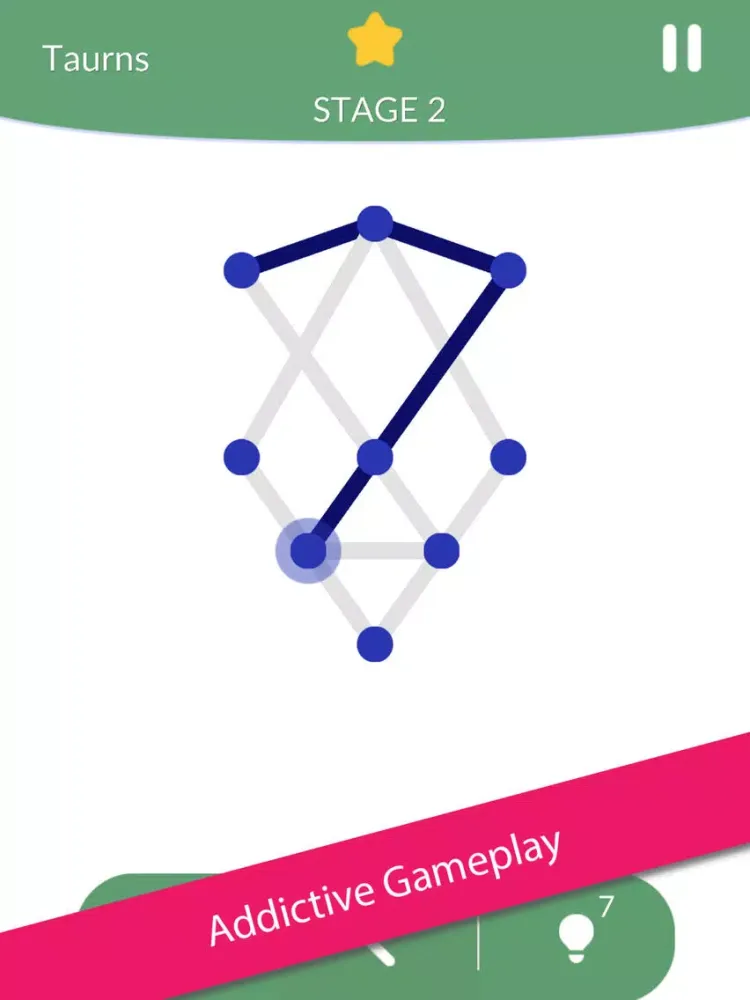 تصاویر One 1 Line Only Puzzle iPad 