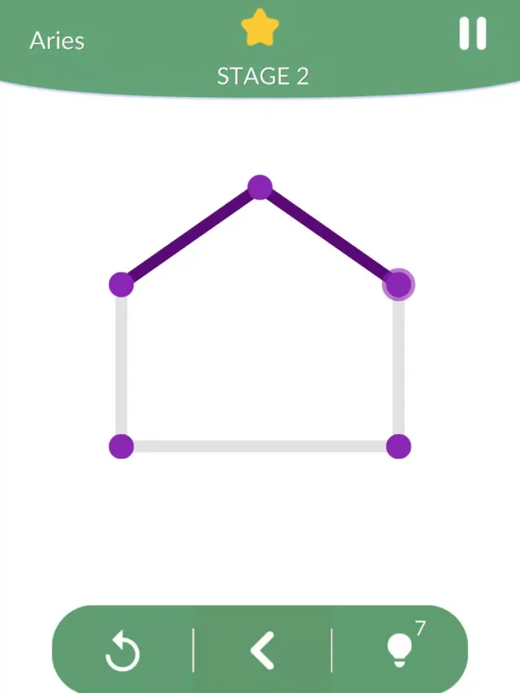 تصاویر One 1 Line Only Puzzle iPad 