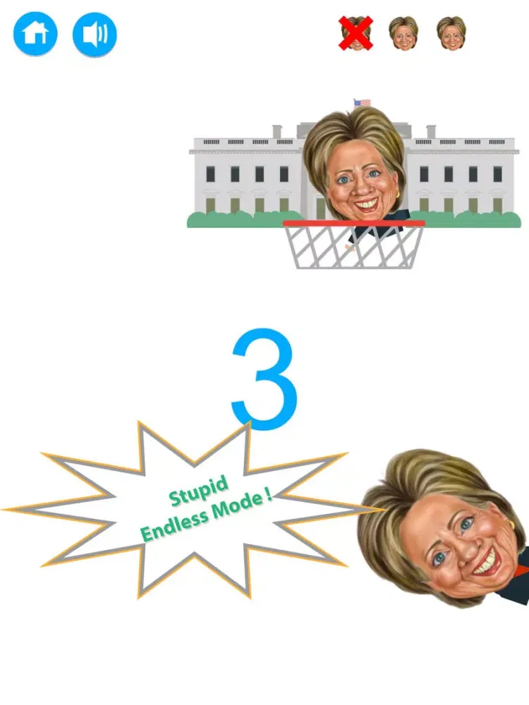 Hillary Dump vs Messenger Basketball Game : FREE iPad  سکرین شاٹس