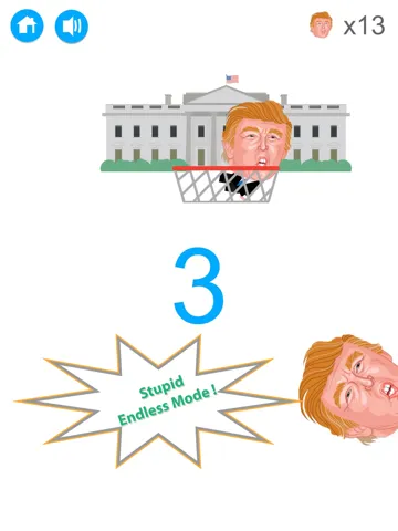 Dump Trump Dump vs Basketball Messenger : FREE iPad  سکرین شاٹس