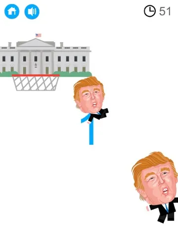 Dump Trump Dump vs Basketball Messenger : FREE iPad  سکرین شاٹس