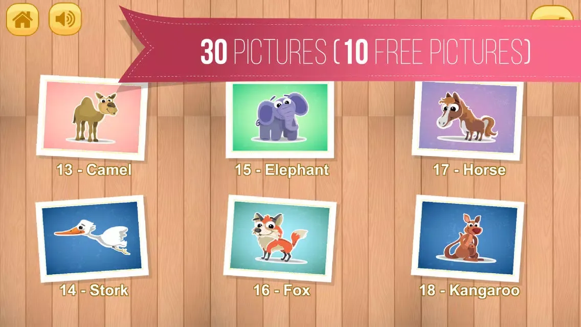 Kids Jigsaw Puzzle World : Animals - Game for Kids for learning应用截图
