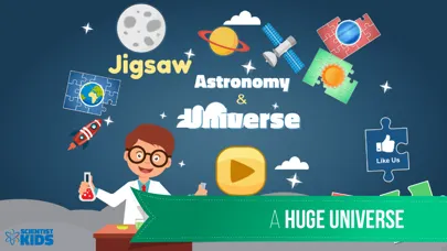 Captures d'écran de Kids Jigsaw Puzzle World : Astronomy & Universe - Game for Kids for learning