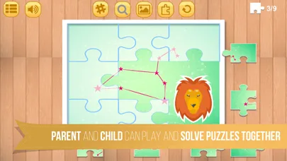 Captures d'écran de Kids Jigsaw Puzzle World : Astronomy & Universe - Game for Kids for learning
