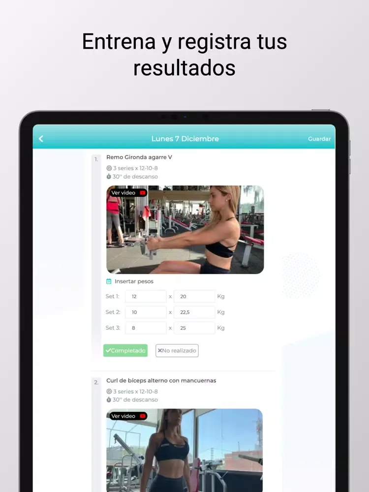 MyFitLife iPad 应用截图