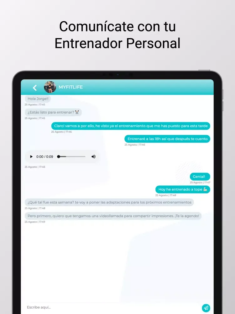 MyFitLife iPad 应用截图