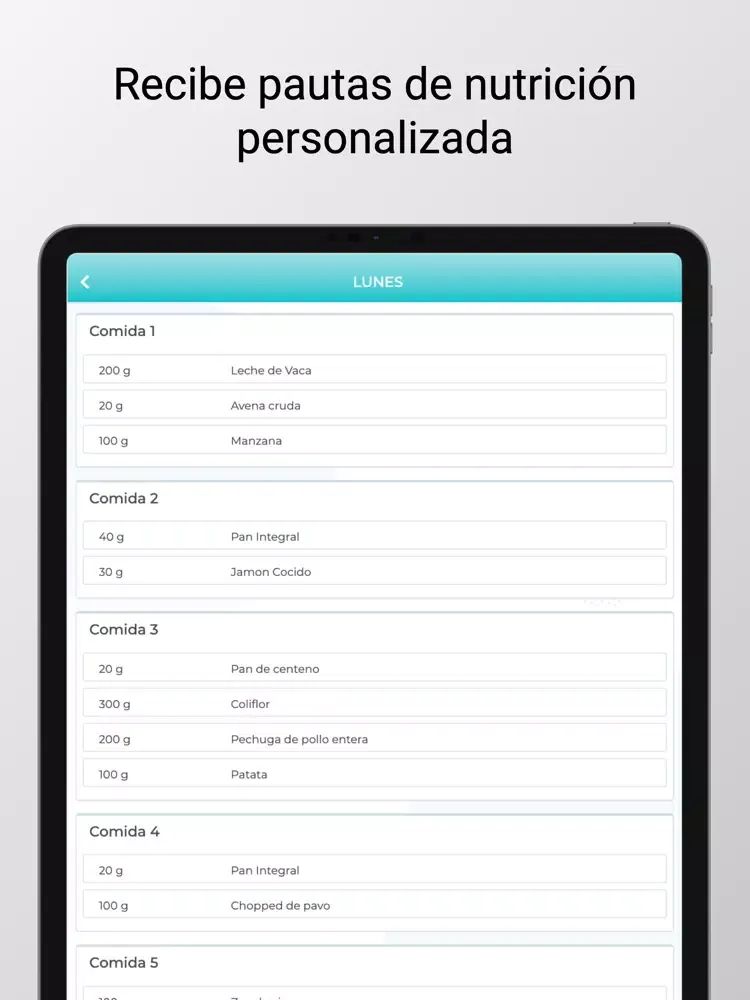 MyFitLife iPad 应用截图