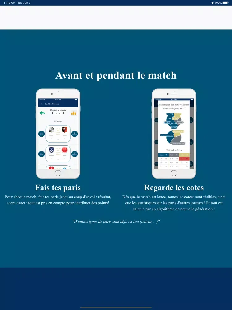Ảnh chụp màn hình của DDP - Duel De Parieurs iPad 