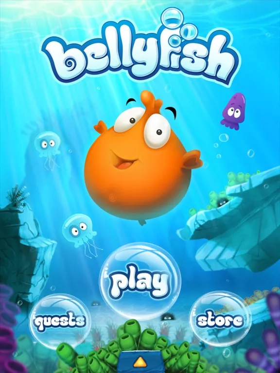Tangkapan skrin Bellyfish iPad 