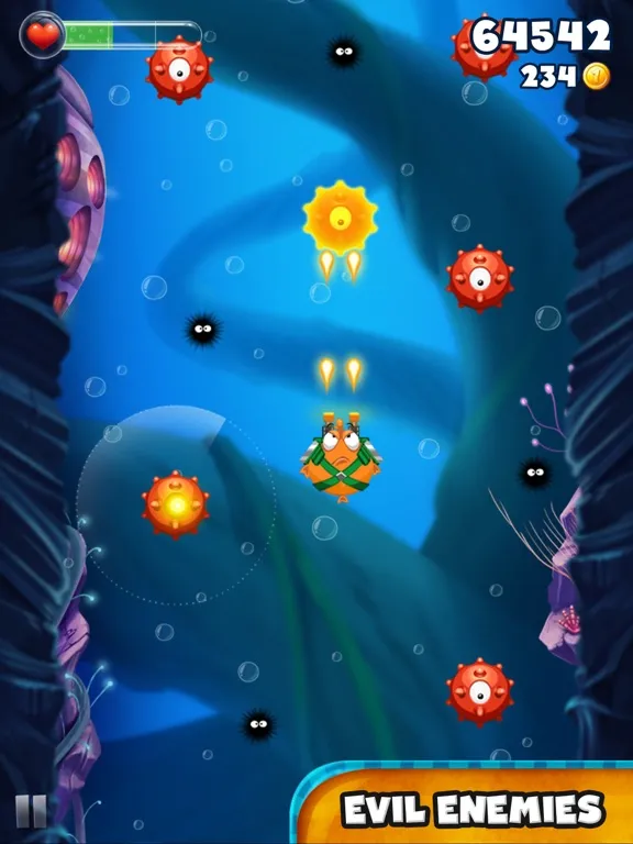 Tangkapan skrin Bellyfish iPad 