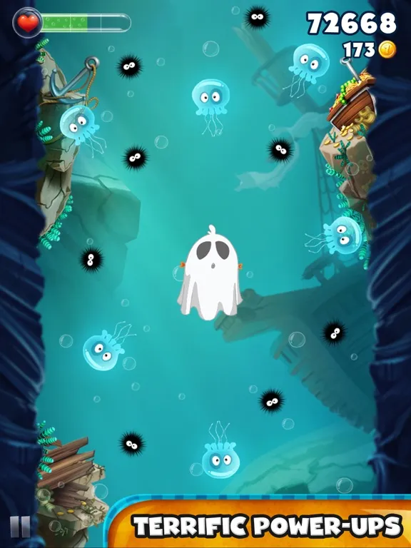 Tangkapan skrin Bellyfish iPad 