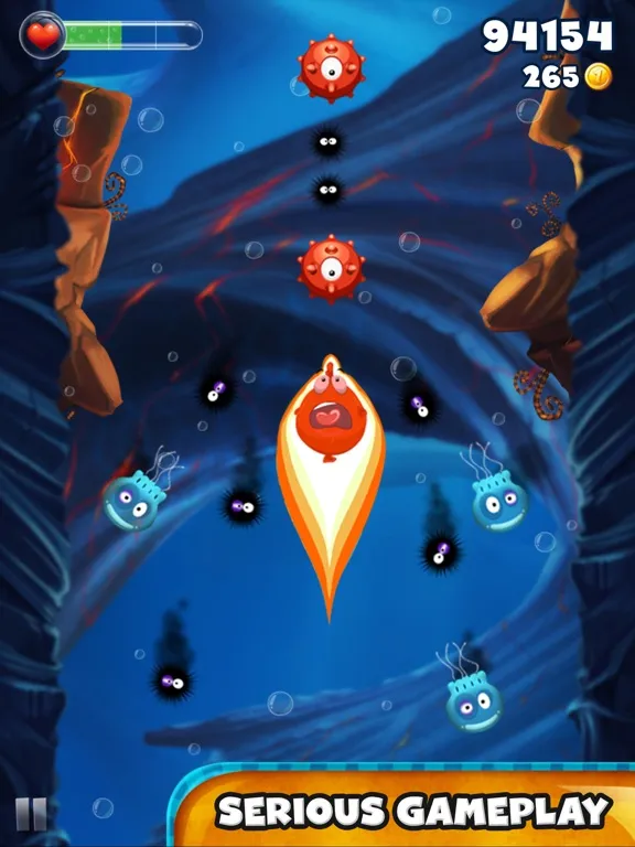 Tangkapan skrin Bellyfish iPad 