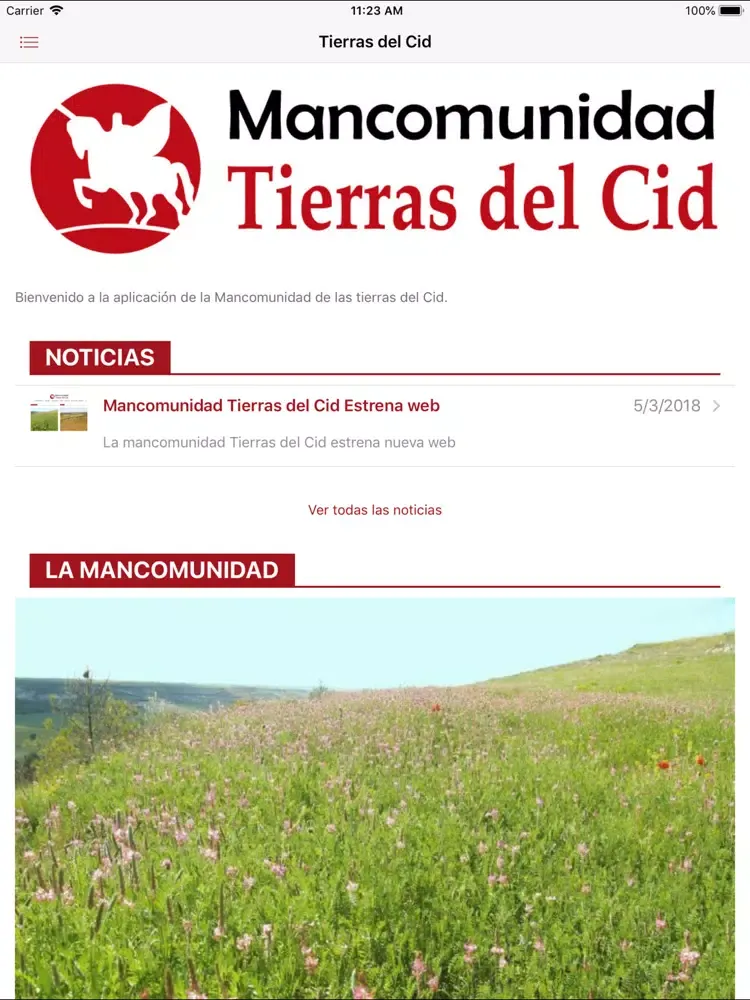 Скриншоты Mancomunidad Tierras del Cid iPad 