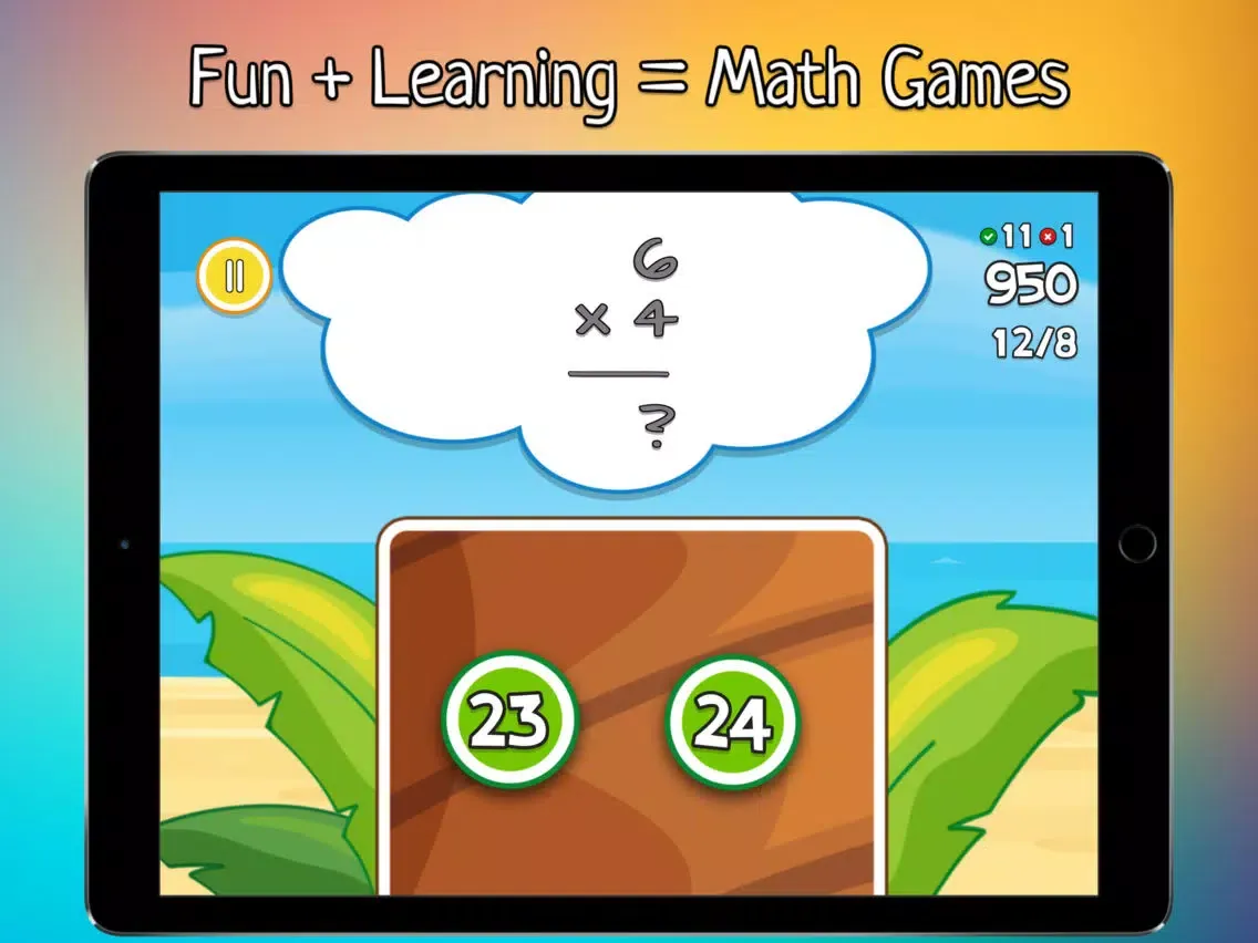 MEGA Multiplication 1-100 iPad  스크린샷