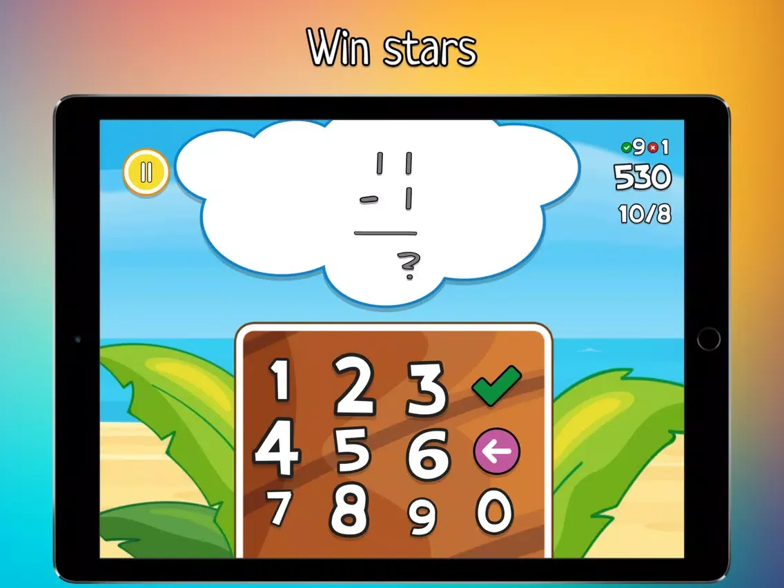 MEGA Subtraction 1-100 iPad 應用截圖