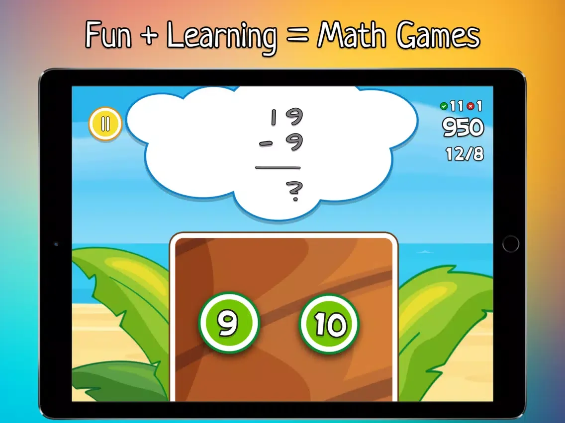 MEGA Subtraction 1-100 iPad 應用截圖