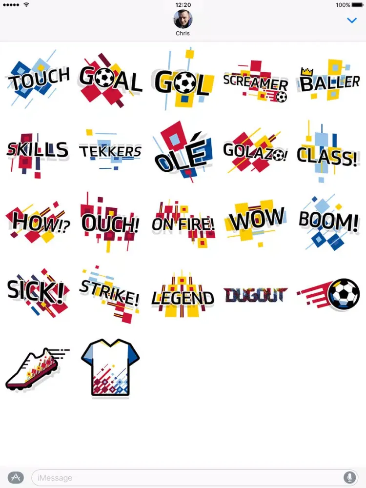Dugout Stickers iPad  Screenshots