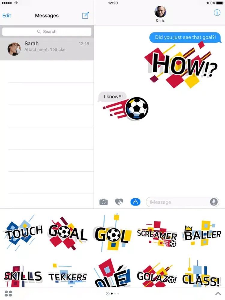 Dugout Stickers iPad  Screenshots