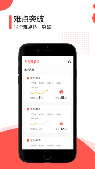 对啊普通话-全国普通话学习水平测试应用截图