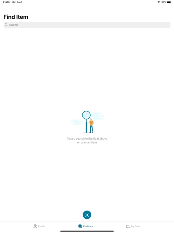 Material  Checkout iPad  Screenshots