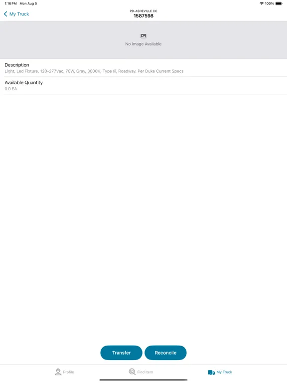 Material  Checkout iPad  Screenshots