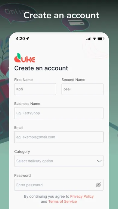 Duke Supplier App Ekran Görüntüleri