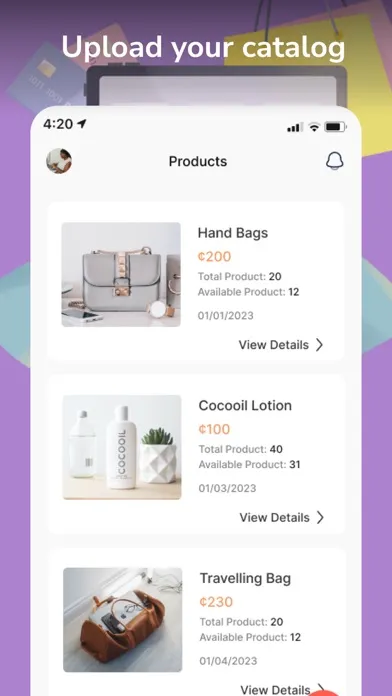 Duke Supplier App Ekran Görüntüleri